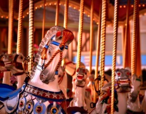 Paris carrousel and merry go round