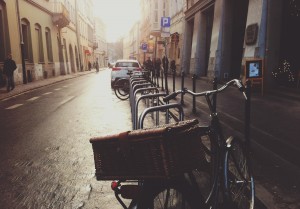 Bicycle in the city