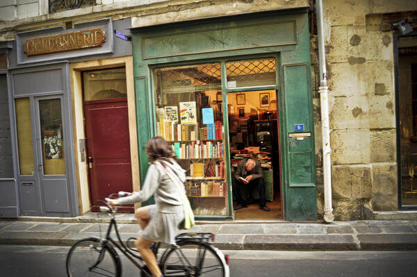 A Parisian bookstore