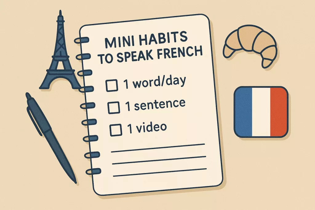 Habits to Speak French